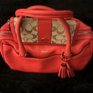 Coach leather doctor’s bag with matching wallets